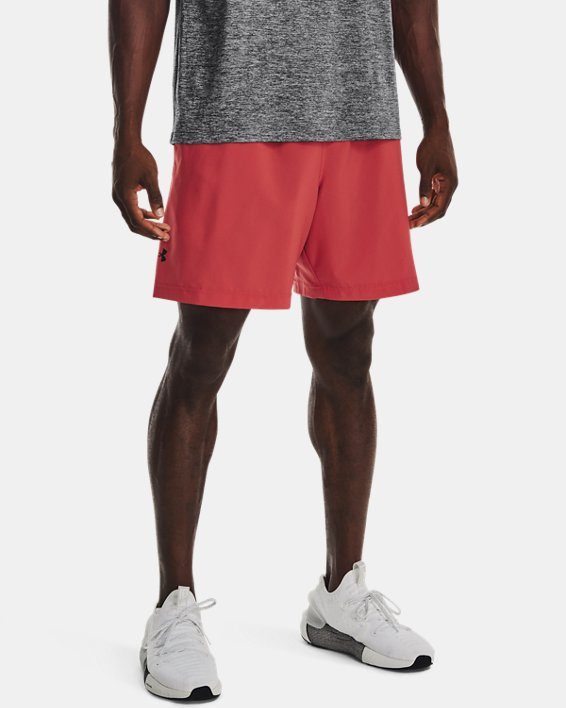 Men's UA Woven 7" Shorts in Red image number 0